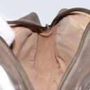 GUCCI GG Supreme Web Sherry Line Bag PVC Beige Gold 119 02 087 Auth 154660-19