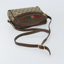 GUCCI GG Supreme Web Sherry Line Bag PVC Beige Gold 119 02 087 Auth 154660-7