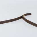 GUCCI GG Supreme Web Sherry Line Bag PVC Beige Gold 119 02 087 Auth 154660-8