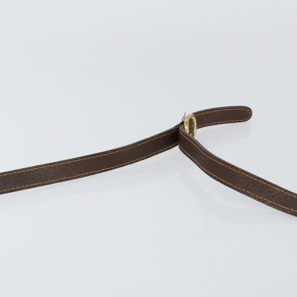 GUCCI GG Supreme Web Sherry Line Bag PVC Beige Gold 119 02 087 Auth 154660