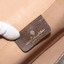 GUCCI GG Supreme Web Sherry Line Clutch Bag PVC Red Beige Auth 154661-9