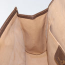 GUCCI GG Supreme Web Sherry Line Clutch Bag PVC Red Beige Auth 154661-19