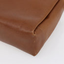 GUCCI Shoulder Bag Leather Beige Gold Auth 154663-12