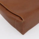 GUCCI Shoulder Bag Leather Beige Gold Auth 154663-13