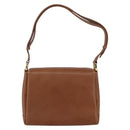 GUCCI Shoulder Bag Leather Beige Gold Auth 154663-3