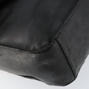 GUCCI Web Sherry Line Shoulder Bag Leather Black Gold Red Auth 154664-11