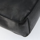 GUCCI Web Sherry Line Shoulder Bag Leather Black Gold Red Auth 154664-13