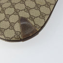 GUCCI GG Supreme Web Sherry Line Bag PVC Beige Gold 904 02 026 Auth 154668-13