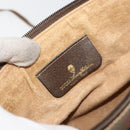 GUCCI GG Supreme Web Sherry Line Bag PVC Beige Gold 904 02 026 Auth 154668-16