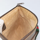 GUCCI GG Supreme Web Sherry Line Bag PVC Beige Gold 904 02 026 Auth 154668-18