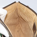 GUCCI GG Supreme Web Sherry Line Bag PVC Beige Gold 904 02 026 Auth 154668-19