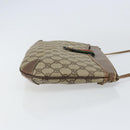 GUCCI GG Supreme Web Sherry Line Bag PVC Beige Gold 904 02 026 Auth 154668-4