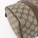 GUCCI GG Supreme Web Sherry Line Bag PVC Beige Gold 116 02 006 Auth 154669-11