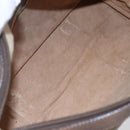 GUCCI GG Supreme Web Sherry Line Bag PVC Beige Gold 116 02 006 Auth 154669-18