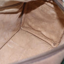 GUCCI GG Supreme Web Sherry Line Bag PVC Beige Gold 116 02 006 Auth 154669-19