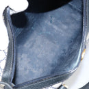 GUCCI GG Supreme Sherry Line Boston Bag PVC Navy Gold 378 012 3841 Auth 154670-17