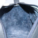 GUCCI GG Supreme Sherry Line Boston Bag PVC Navy Gold 378 012 3841 Auth 154670-19