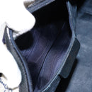 GUCCI GG Supreme Sherry Line Boston Bag PVC Navy Gold 378 012 3841 Auth 154670-21