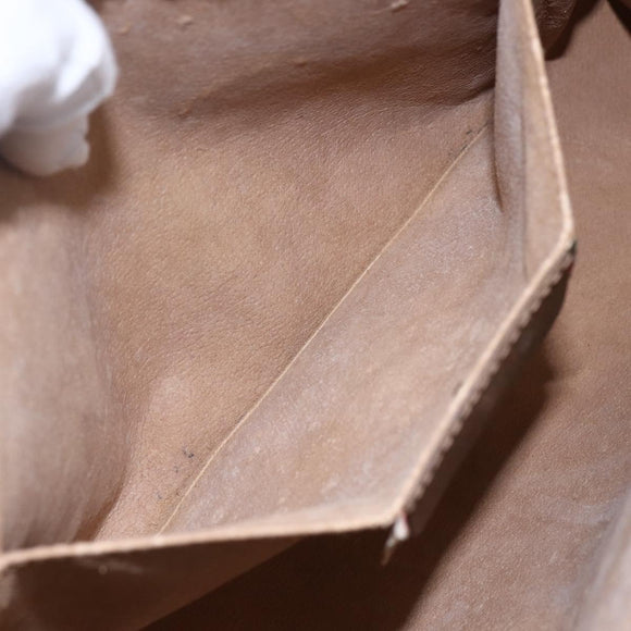 GUCCI GG Supreme Web Sherry Line Clutch Bag PVC Red Beige 89 01 033 Auth 154671