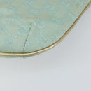 GUCCI GG Canvas Shoulder Bag Outlet Light Blue Gold 005 0813 Auth 154672-10