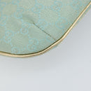 GUCCI GG Canvas Shoulder Bag Outlet Light Blue Gold 005 0813 Auth 154672-13