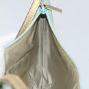 GUCCI GG Canvas Shoulder Bag Outlet Light Blue Gold 005 0813 Auth 154672-17