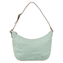 GUCCI GG Canvas Shoulder Bag Outlet Light Blue Gold 005 0813 Auth 154672-2