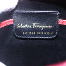 Salvatore Ferragamo Vala Shoulder Bag Leather Red Gold Auth 154677-11