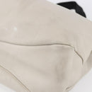 Salvatore Ferragamo Vala Hand Bag Leather Ivory Auth 154681-10