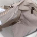 Salvatore Ferragamo Vala Hand Bag Leather Ivory Auth 154681-18