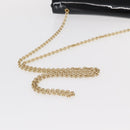 Salvatore Ferragamo Vala Chain Shoulder Bag Enamel Black Gold Auth 154685-7