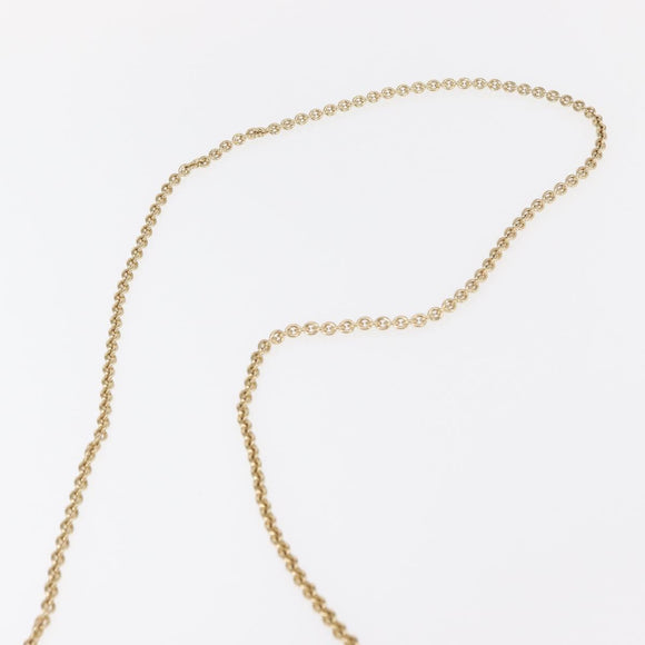 Salvatore Ferragamo Vala Chain Shoulder Bag Enamel Black Gold Auth 154685