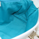 Salvatore Ferragamo Gancini Shoulder Bag Leather White Gold Auth 154689-16