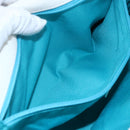 Salvatore Ferragamo Gancini Shoulder Bag Leather White Gold Auth 154689-18