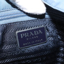 PRADA Shoulder Bag Nylon Light Blue Silver Auth 154694-19