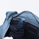 PRADA Shoulder Bag Nylon Light Blue Silver Auth 154694-22