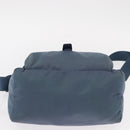 PRADA Shoulder Bag Nylon Light Blue Silver Auth 154694-5