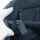 PRADA Shoulder Bag Nylon Light Blue Silver Auth 154696-18