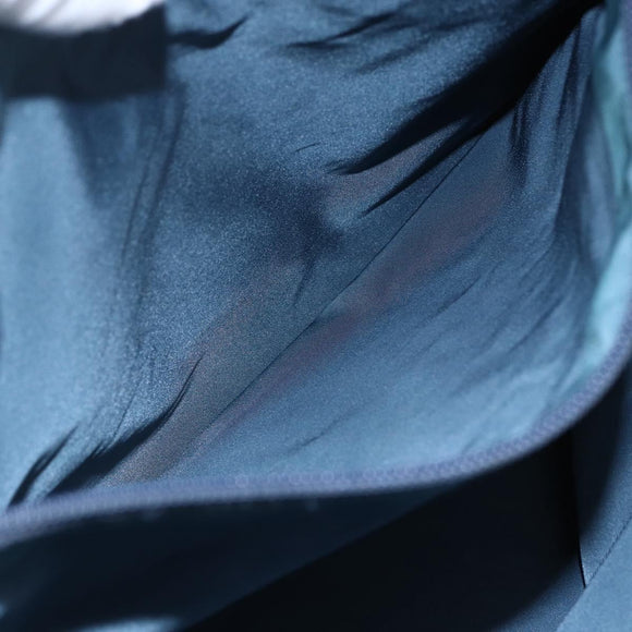 PRADA Shoulder Bag Nylon Light Blue Silver Auth 154696