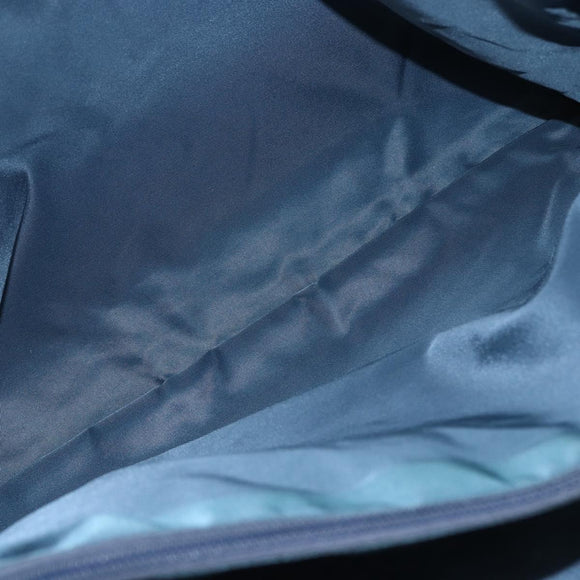 PRADA Shoulder Bag Nylon Light Blue Silver Auth 154696