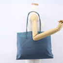PRADA Shoulder Bag Nylon Light Blue Silver Auth 154696-24