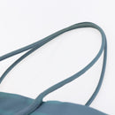 PRADA Shoulder Bag Nylon Light Blue Silver Auth 154696-8