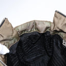 PRADA Chain Shoulder Bag Nylon Beige Silver Auth 154698-21