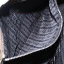 PRADA Chain Shoulder Bag Nylon Beige Silver Auth 154698-23