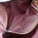 PRADA Tote Bag Nylon Black Gold Auth 154701-21