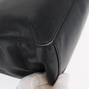 CHANEL COCO Mark Hand Bag Leather Black CC Auth 154703-8