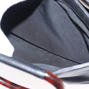 CHANEL COCO Mark Hand Bag Leather Black CC Auth 154703A-21