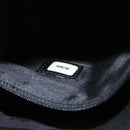 CHANEL COCO Mark Hand Bag Leather Black CC Auth 154703-11