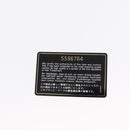 CHANEL COCO Mark Hand Bag Leather Black CC Auth 154703-12