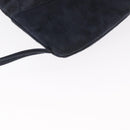 CHANEL Matelasse Backpack Satin Navy CC Auth 154704-16
